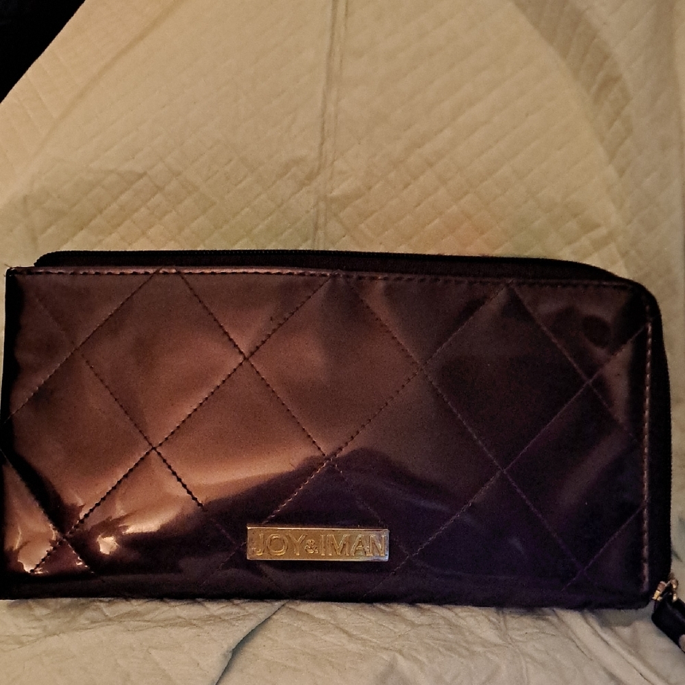 Joy & Iman Purple Quilted Women's Bag          Bin1
